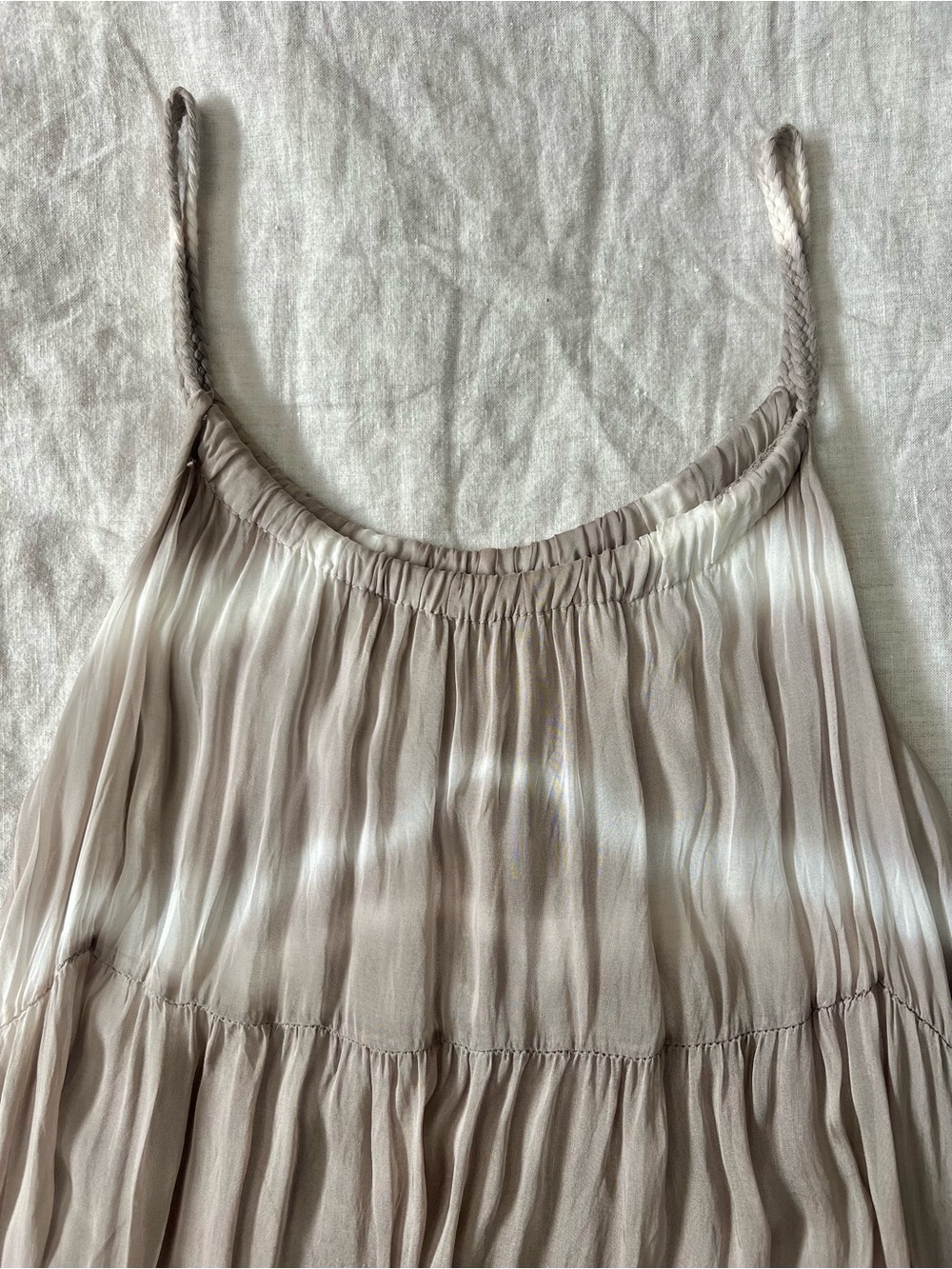 Silk Tie-Dye Maxi Dress - Picture 4 of 8
